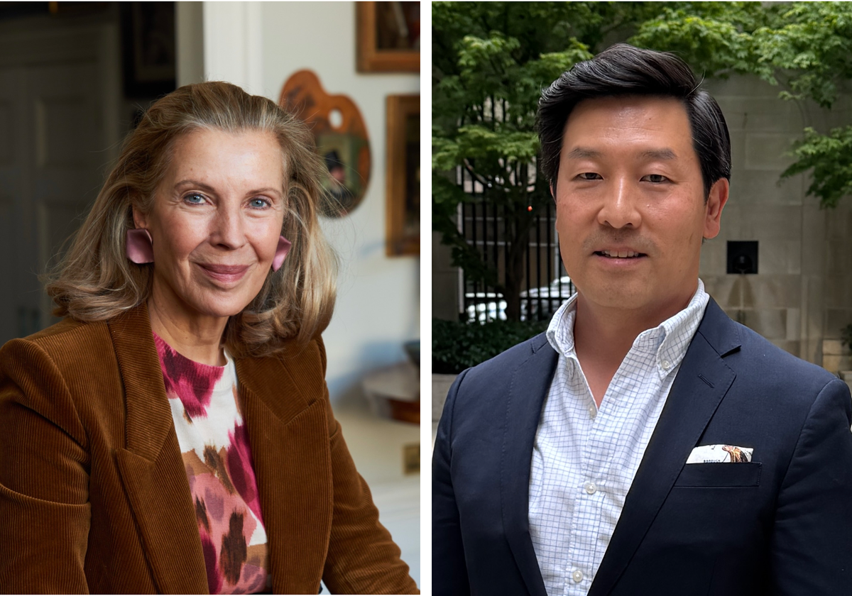 Portraits of Katrin Henkel and Peter H. Kahng, newly elected Solomon R. Guggenheim Foundation trustees