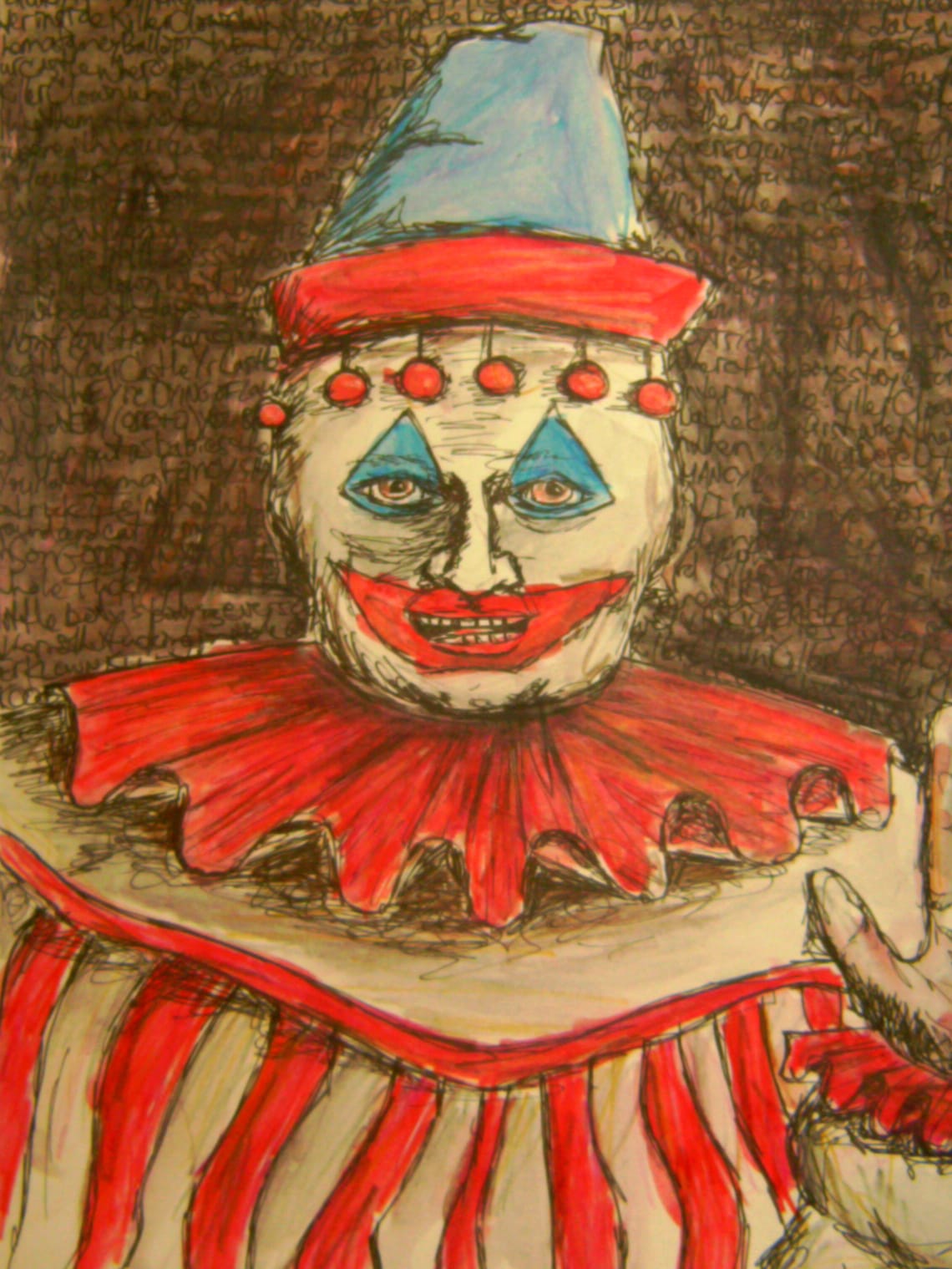 Pogo the Clown painting by serial killer John Wayne Gacy