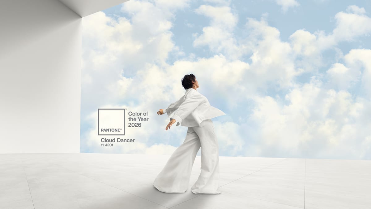 Press Image: Pantone’s Color of 2026, PANTONE 11-4201 Cloud Dancer