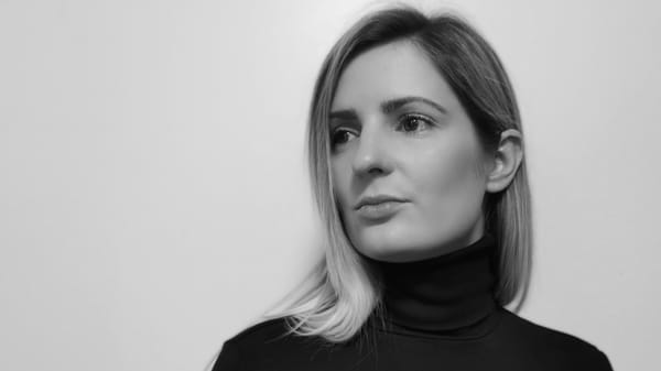 Portrait of Finnish visual artist Mimo Warto, curator of The Art of Darkness, a six-part ART Walkway series exploring beauty, fear, and the psychology of creation