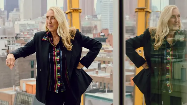 Lisa Phillips, longtime director of the New Museum, photographed in 2025